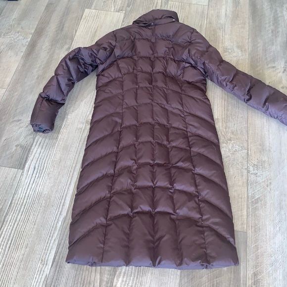 EDDIE BAUER vtg puffer Down lodge Parka jacket s - Picture 2 of 6